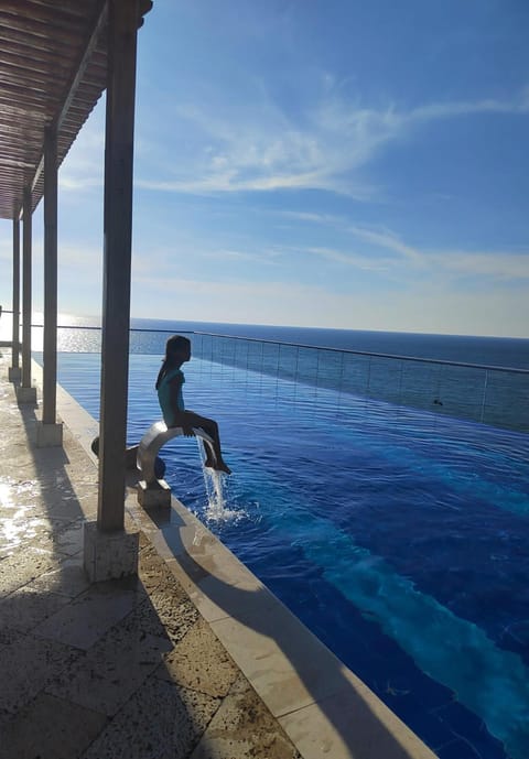 Pool view, Sea view, Swimming pool