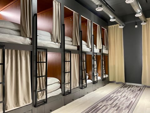 Bed, Photo of the whole room, Bedroom, bunk bed, wardrobe