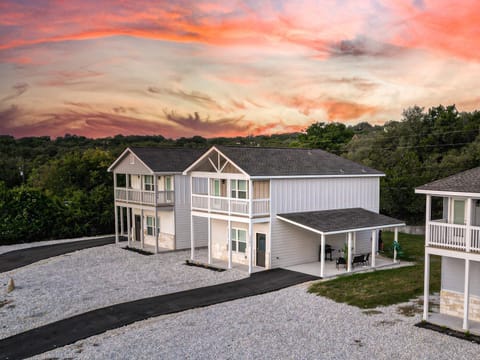 Property building, Sunset