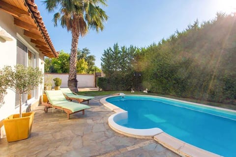Garden, Swimming pool, sunbed