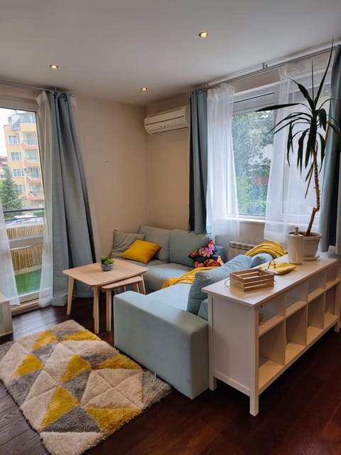 Living room, Seating area, air conditioner