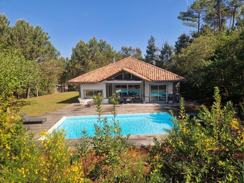 Property building, Living room, Swimming pool