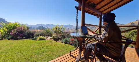 Spring, Natural landscape, Garden, View (from property/room), Balcony/Terrace, Garden view, Mountain view