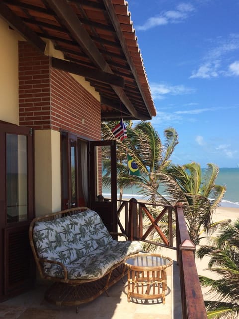 Facade/entrance, Balcony/Terrace, Seating area, Garden view, Pool view, Sea view