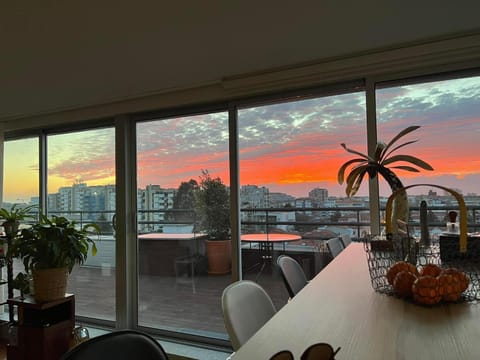 Natural landscape, View (from property/room), Balcony/Terrace, Sunset