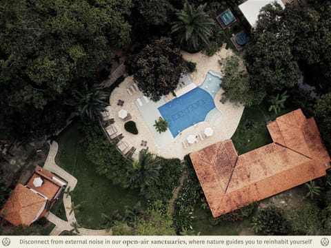 Property building, Day, Natural landscape, Bird's eye view, Pool view, Swimming pool