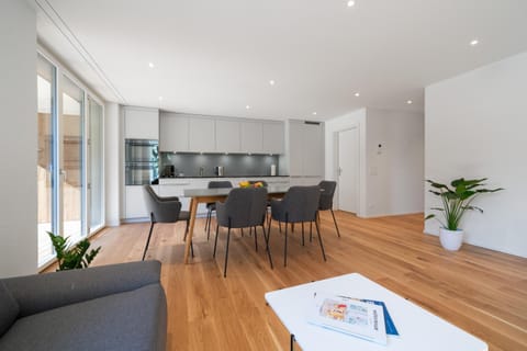 Kitchen or kitchenette, Living room, Dining area