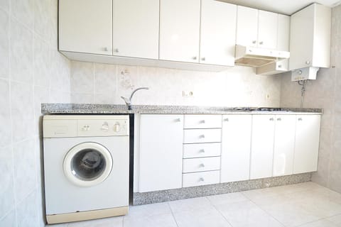 stove, washing machine