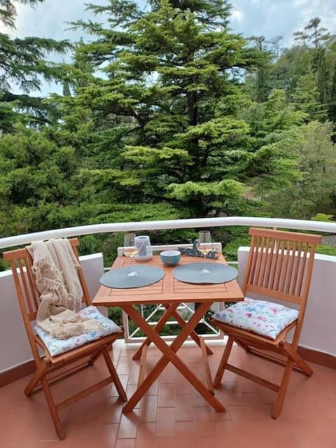 View (from property/room), Balcony/Terrace, Seating area, Mountain view
