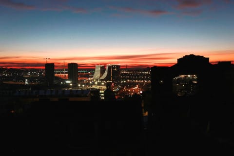 City view, Sunset