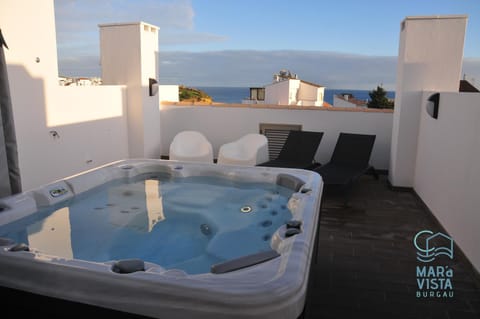 Hot Tub, Balcony/Terrace, Sea view