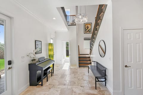 Waterfront Vacation Home with Heated Pool Dock and Beach Nearby House in Crescent Beach