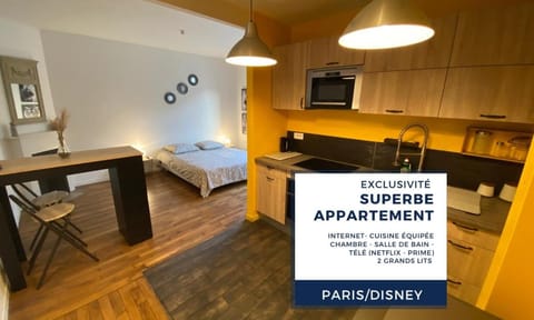 Superbe T2 entre Paris et Disney (RER A) Apartment in Nogent-sur-Marne