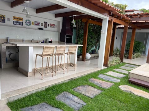 Patio, Dining area, Garden view