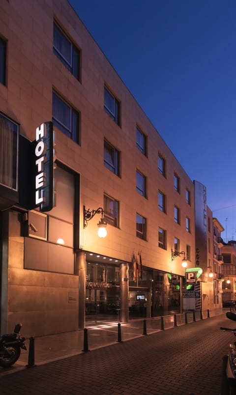 Property building, Facade/entrance, Night, Property logo or sign