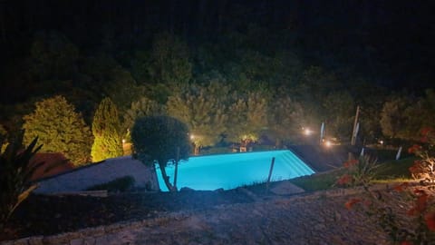 Night, Swimming pool