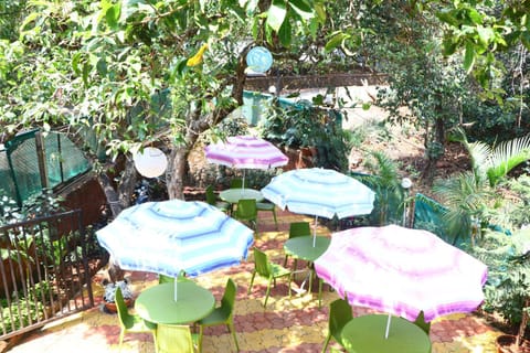 Property building, Day, Garden, Seating area, Garden view