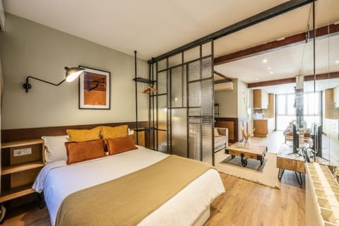 Bed, Photo of the whole room, Bedroom, wardrobe