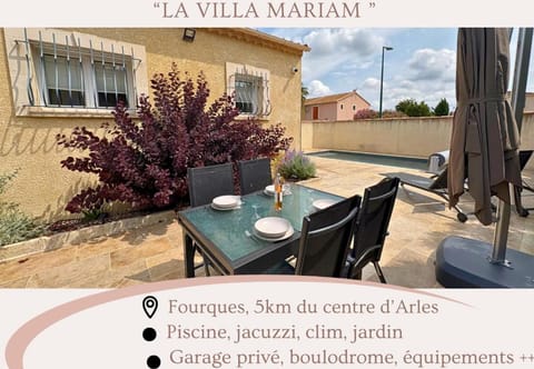 "La villa Mariam" Jacuzzi Piscine Jardin Pétanque Villa in Arles
