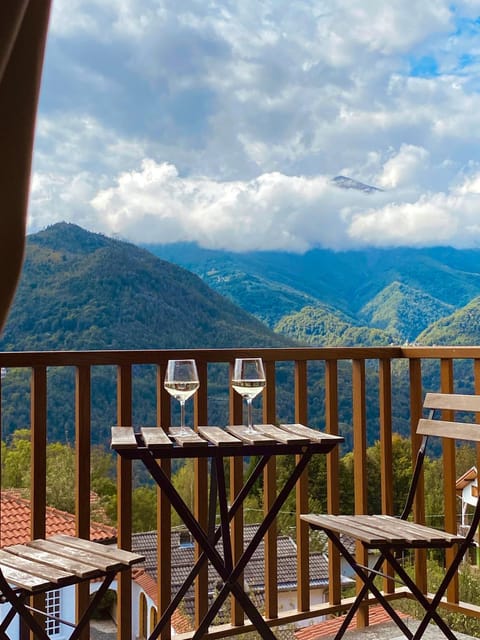 Property building, Patio, Restaurant/places to eat, Natural landscape, View (from property/room), View (from property/room), Balcony/Terrace, Mountain view, Mountain view, Swimming pool, Breakfast