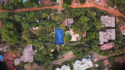 Garden, Tennis court