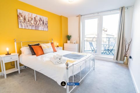 Bed, View (from property/room), Balcony/Terrace, Photo of the whole room, Bedroom, towels