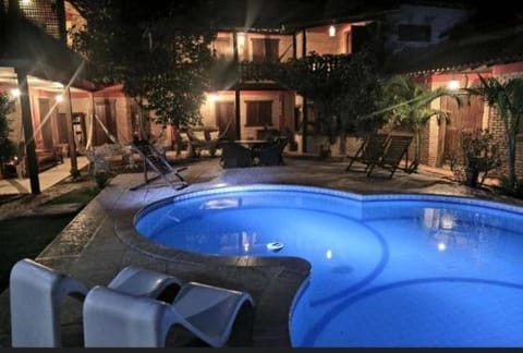 Patio, Night, Garden view, Pool view, Swimming pool