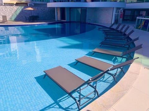 Day, Pool view, sunbed