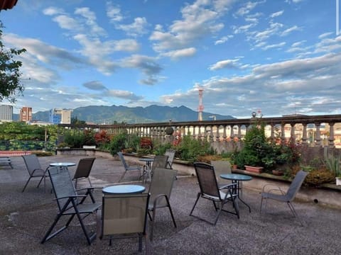 Patio, Day, Balcony/Terrace, City view, Mountain view, Breakfast
