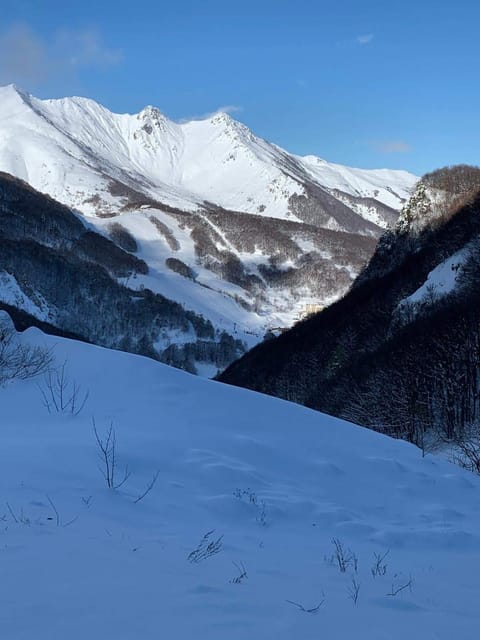 Skiing, Mountain view