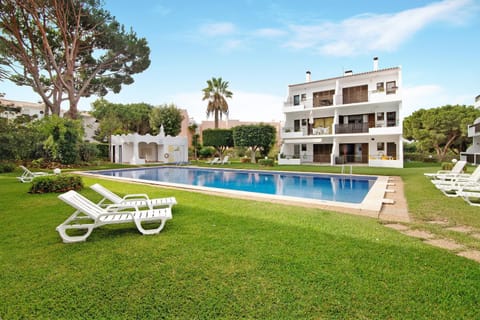 Property building, Living room, Swimming pool