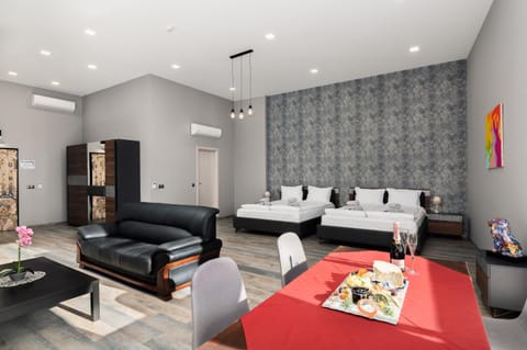 Living room, Bedroom