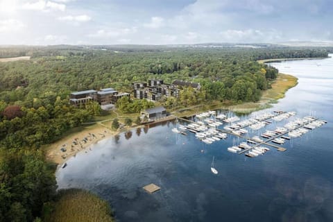 Property building, Bird's eye view, Beach, Lake view, Sea view