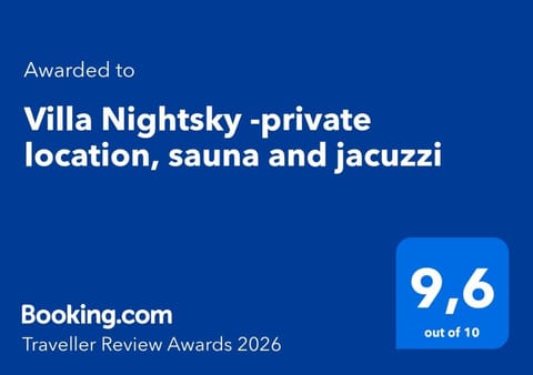 Villa Nightsky -private location, sauna and jacuzzi Villa in Rovaniemi