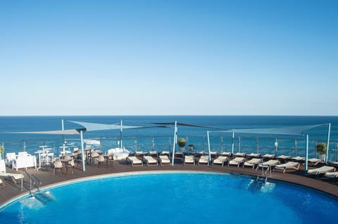 Summer, Solarium, View (from property/room), Sea view, Swimming pool, sunbed