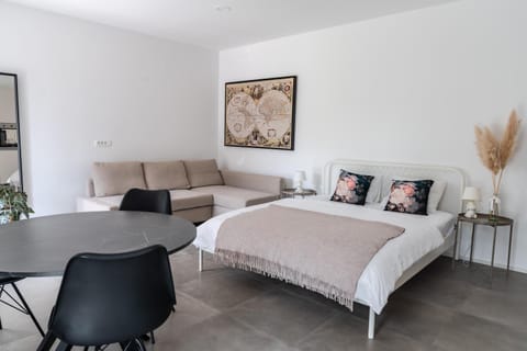 Bed, Living room, Photo of the whole room, Seating area, Dining area, Bedroom