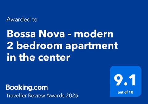 Bossa Nova - modern 2 bedroom apartment in the center Apartment in Vilnius