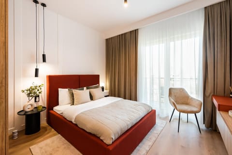 Bed, Living room, Photo of the whole room, Seating area, Bedroom