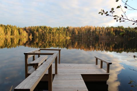 Natural landscape, Lake view