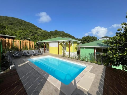 Natural landscape, Mountain view, Swimming pool, sunbed