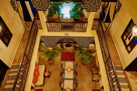Property building, View (from property/room), Lobby or reception, Garden view, Inner courtyard view