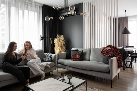 Living room, Seating area, group of guests
