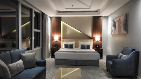 Bed, View (from property/room), Seating area