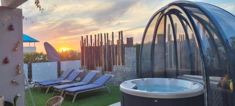 Hot Tub, Sunset