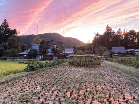Property building, Natural landscape, Sunset
