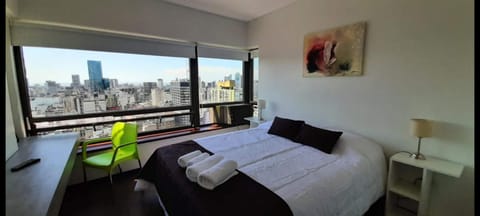 Bedroom, City view