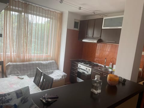 Kitchen or kitchenette, Living room, Dining area