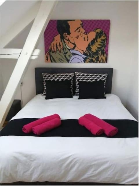 The pop-art luxury suite Apartment in Charleroi