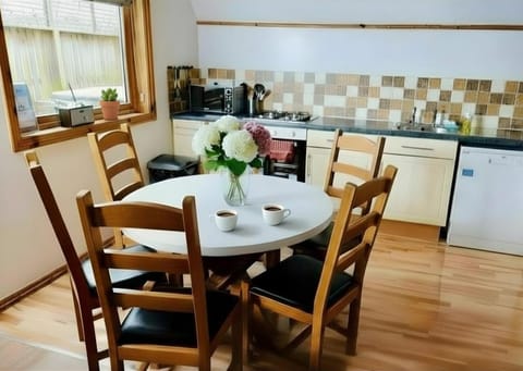 Kitchen or kitchenette, Living room, Dining area, oven, stove