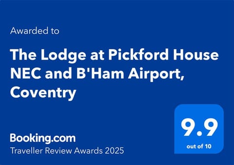 The Lodge at Pickford House NEC and B'Ham Airport, Coventry Apartment in Coventry